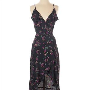 Leith Floral Wrap Dress